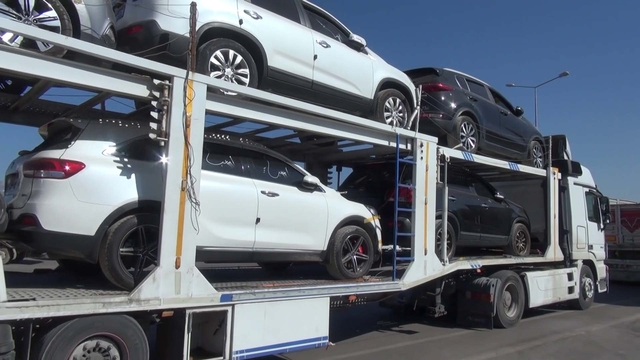 Güney Kore'den Suriye'ye transit taşımacılıkla 6 ayda 150 bin araç gönderildi