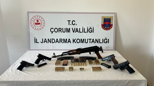Çorum'da silah kaçakçılığı operasyonunda tutuklama