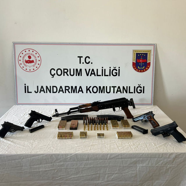 Çorum'da silah kaçakçılığı operasyonunda tutuklama
