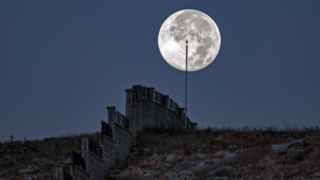 Bitlis semalarında 'Kunduz Dolunayı' görüntülendi