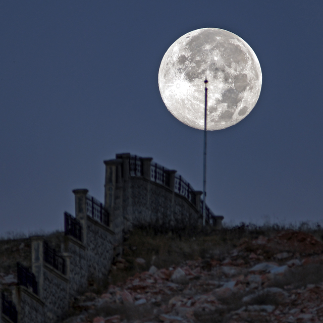 Bitlis semalarında 'Kunduz Dolunayı' görüntülendi