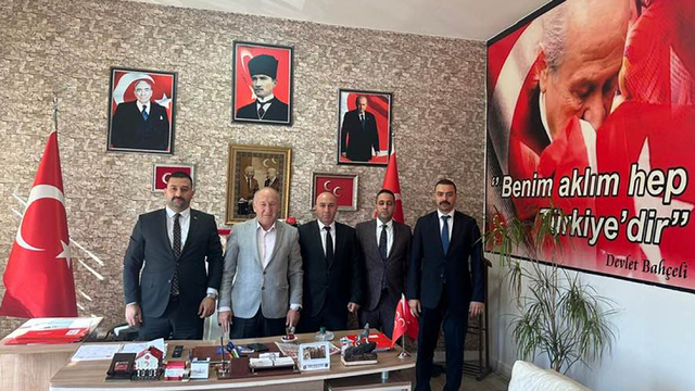 Türk Yerel Hizmet-Sen 3 Nolu şube başkanından MHP'ye ziyaret