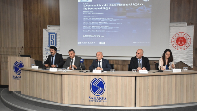 Sakarya'da "Denetimli Serbestliğin İşlevselliği" paneli düzenlendi