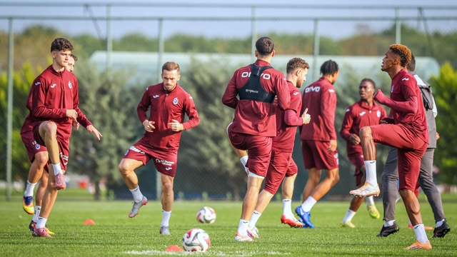 Trabzonspor, Corendon Alanyaspor maçının hazırlıklarını sürdürdü