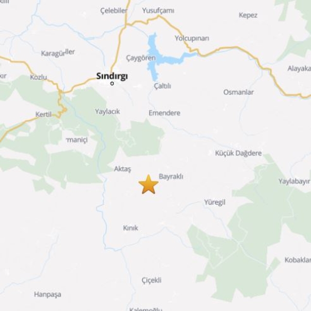 Balıkesir Sındırgı'da 4.2 büyüklüğünde deprem
