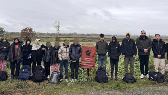 Edirne'de 29 kaçak göçmen yakalandı