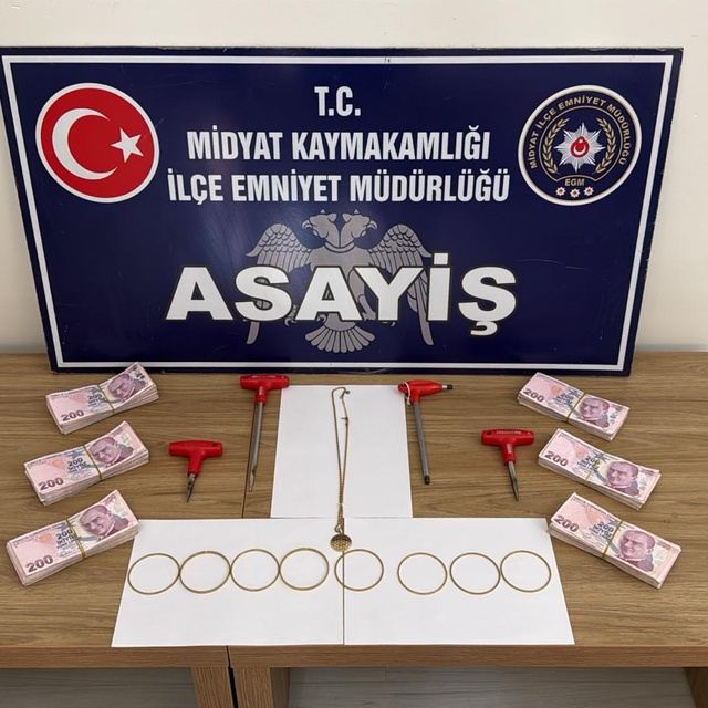 Mardin'de hırsızlık yaptıkları iddiasıyla 5 şüpheli yakalandı