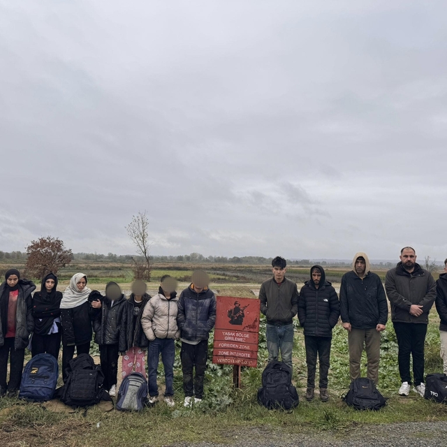 Edirne'de 29 düzensiz göçmen yakalandı