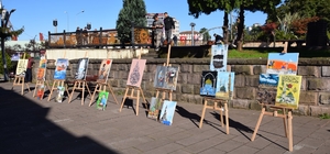 "Genç Eller Camide Renkler" sergisi açıldı