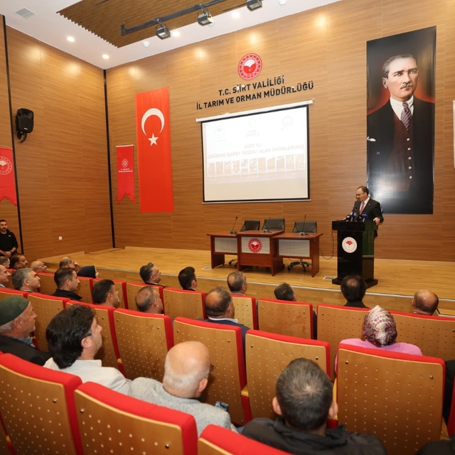 Siirt'te coğrafi işaretler farkındalık konferansı düzenlendi