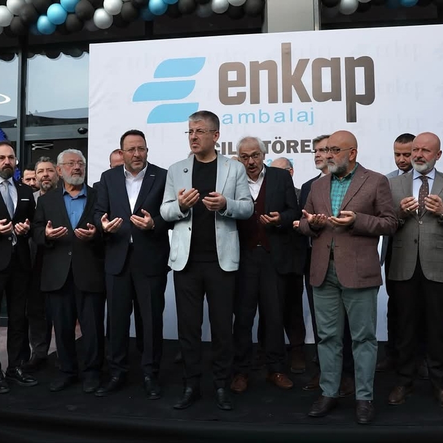 Protokolü buluşturan açılış
Enkap Ambalaj'ın yeni mağazası açıldı