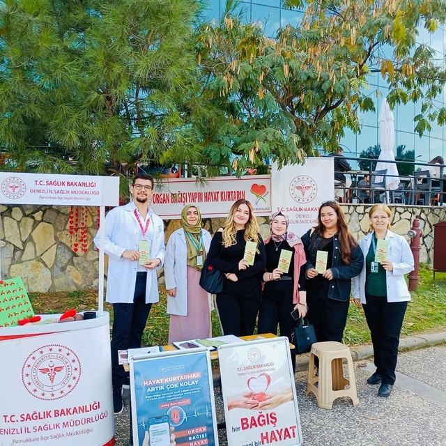 Denizli Sağlık Müdürlüğü organ bağışında farkındalık oluşturdu