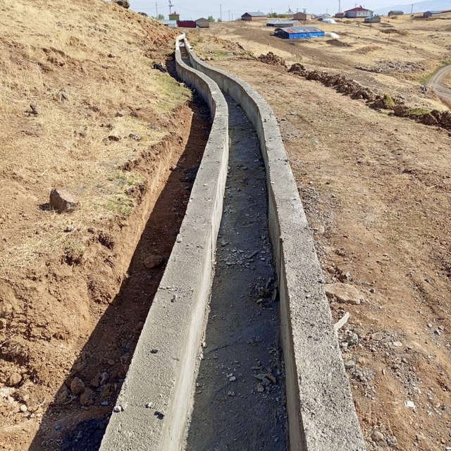 Kepenek köyü sulama tesisi tamamlandı