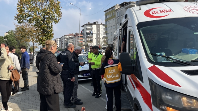 Ordu'da dolmuş ciple çarpıştı: 13 yaralı
