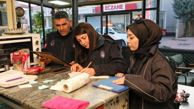 Erzincan'da kafeterya ve tatlı üretim yerlerine zabıta denetimi