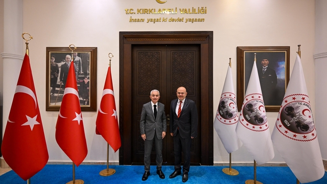 Kırklareli Valisi Turan'a ziyaretler sürüyor