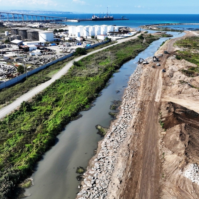 Samsun Yeni OSB'de drenaj tamamlandı, taş nakliyesi sürüyor