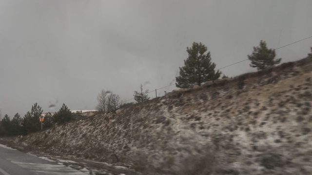 Kütahya'da dolu yağışı etkili oldu