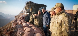 2. Ordu Komutanı Korgeneral Topaloğlu sınır noktasında