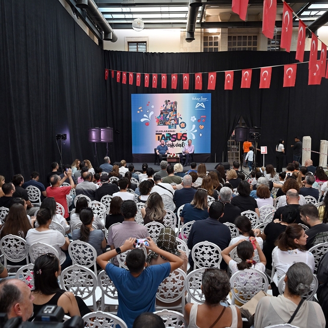 Tarsus Festivalinde kültür, bilgi ve ilham dolu söyleşiler