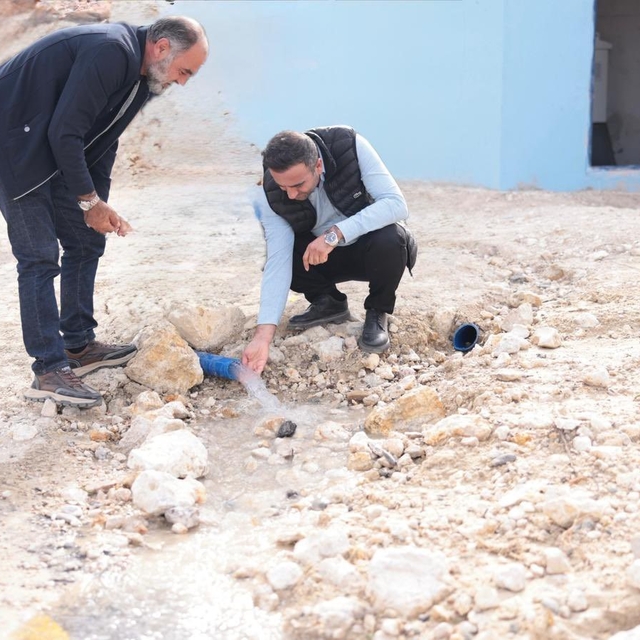 Akçadağ'da iki mahallede içme suyu sorunu çözüldü