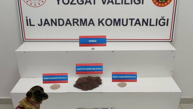 Yozgat'ta uyuşturucu operasyonunda 2 zanlı yakalandı