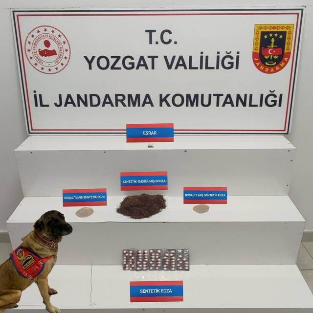 Yozgat'ta uyuşturucu operasyonunda 2 zanlı yakalandı