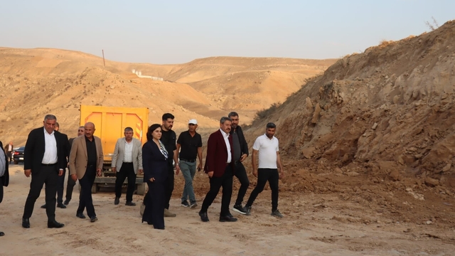 Cizre-Silopi yolunda çalışmalar hızla ilerliyor