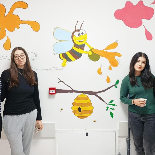 Sorgun Gençlik Derneği gönüllülerinden anaokuluna renkli dokunuş