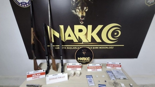 Aksaray'da uyuşturucu operasyonunda gözaltına alınan 154 şüpheliden 29'u tutuklandı