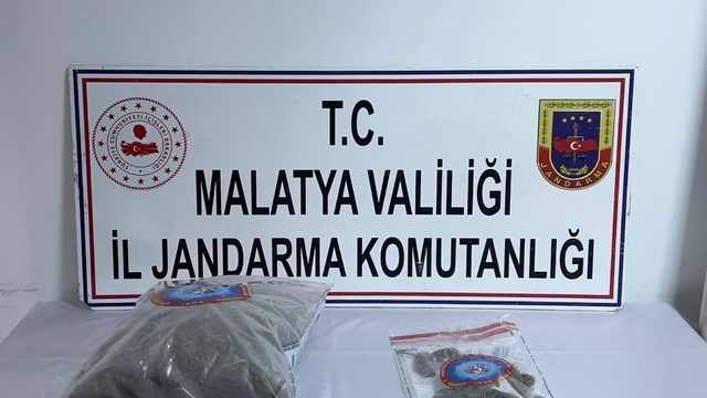 Malatya'da 3 kilo 348 gram kubar esrar ele geçirildi