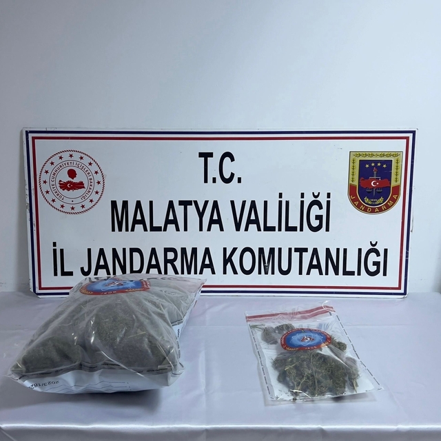 Malatya'da 3 kilo 348 gram kubar esrar ele geçirildi
