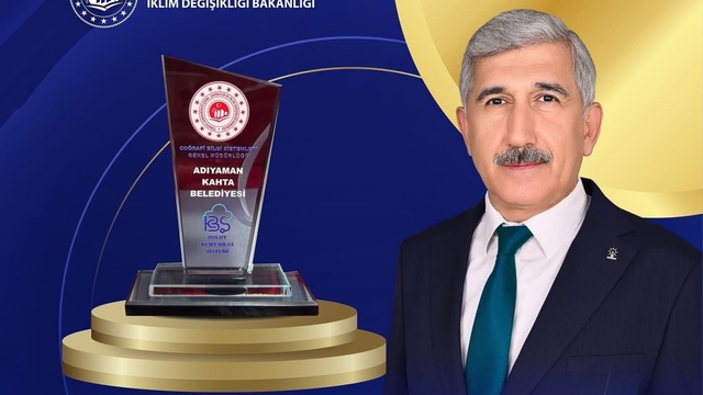 Kahta Belediyesi'ne Dijital Belediyecilikte "Başarı Ödülü" verildi