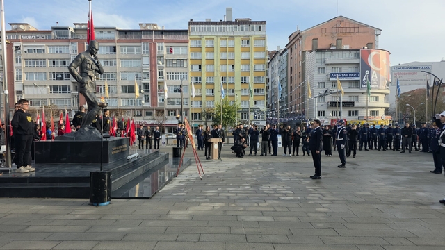Gazi Mustafa Kemal Atatürk, vefatının 87. yıl dönümünde Kütahya'da düzenlenen törenle anıldı