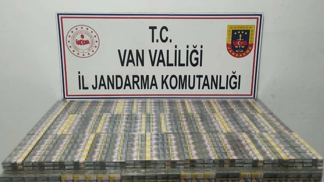 Van'da bin 980 paket kaça sigara ele geçirildi