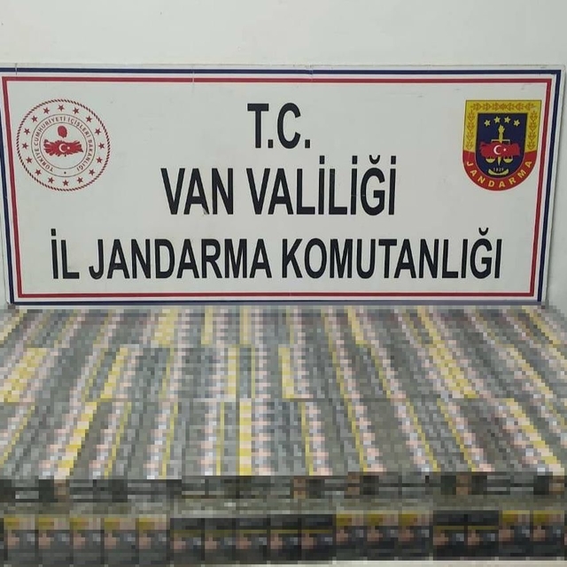 Van'da bin 980 paket kaça sigara ele geçirildi