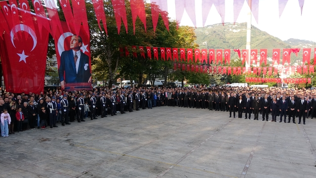 Ordu'da 10 Kasım töreni