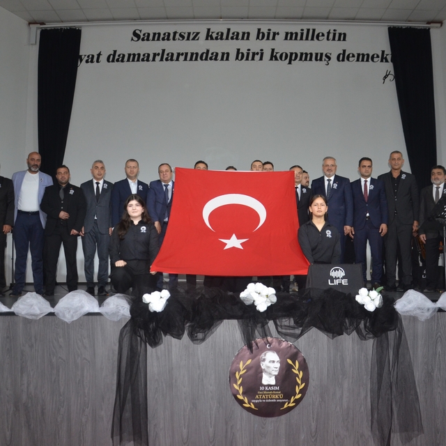 Bafra'da 10 Kasım Atatürk'ü Anma Töreni