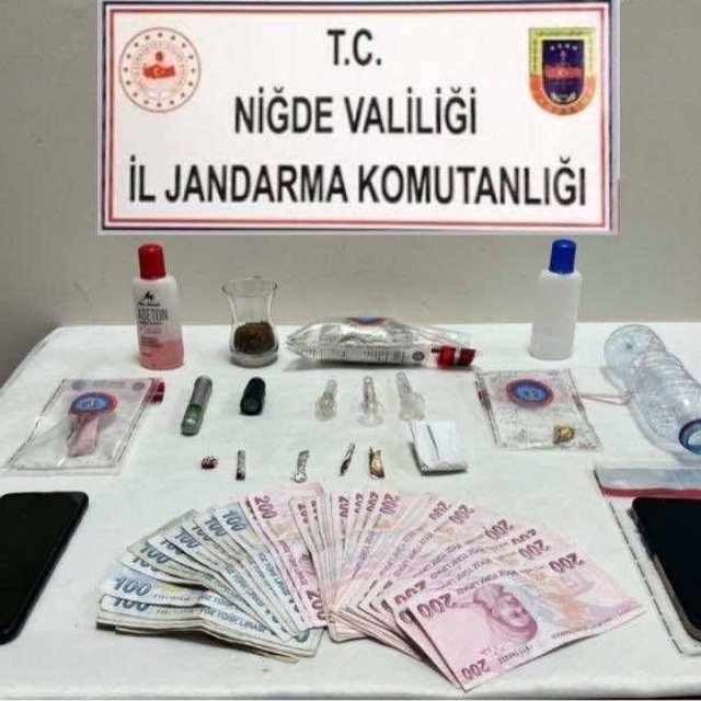 Niğde'de uyuşturucu operasyonu: 3 şüpheli yakalandı