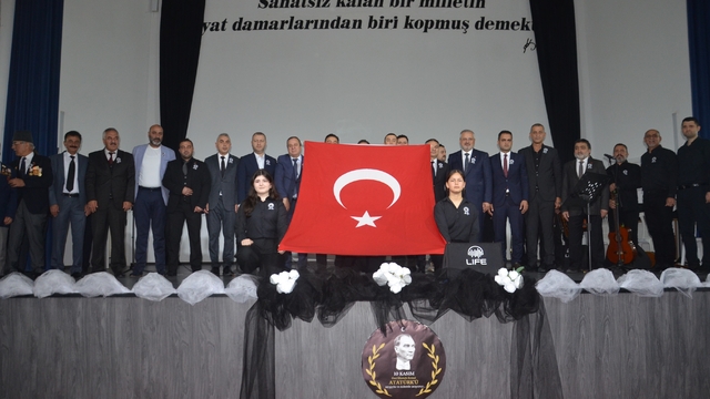 Bafra'da 10 Kasım Atatürk'ü Anma Töreni