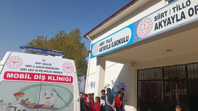 Siirt'te mobil diş sağlığı hizmeti