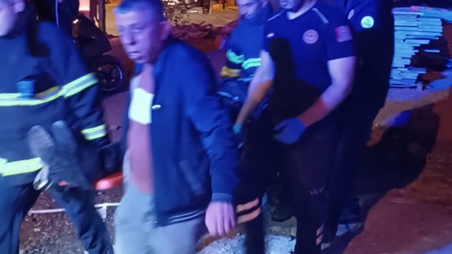 İnşaat boşluğuna düşen kişi yaralandı