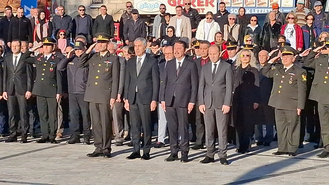 Büyük Önder Atatürk ebediyete intikalinin 87. yılında Beypazarı'da anıldı