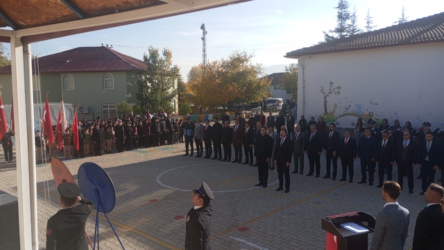 Büyük Önder Atatürk ebediyete intikalinin 87. yılında Sivrice'de anıldı