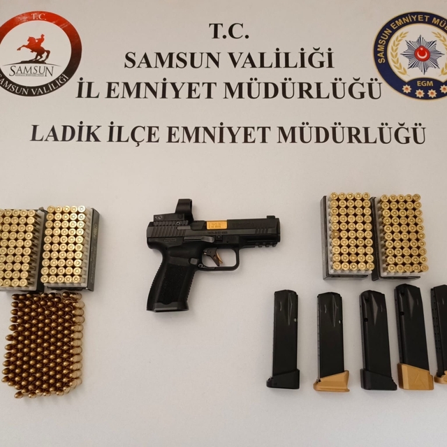 Samsun'da silahla ateş eden şahıs yakalandı: 92 boş kovan ele geçirildi