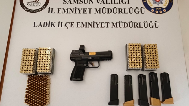 Samsun'da silahla ateş eden şahıs yakalandı: 92 boş kovan ele geçirildi