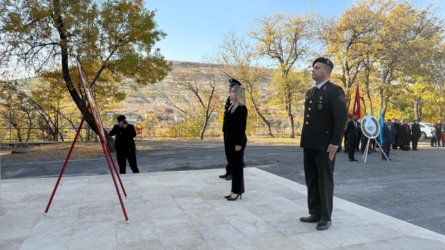 Büyük Önder Atatürk ebediyete intikalinin 87. yılında Ağın'da anıldı
