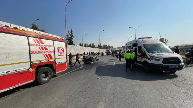Şanlıurfa'da zincirleme trafik kazasında 4 kişi yaralandı