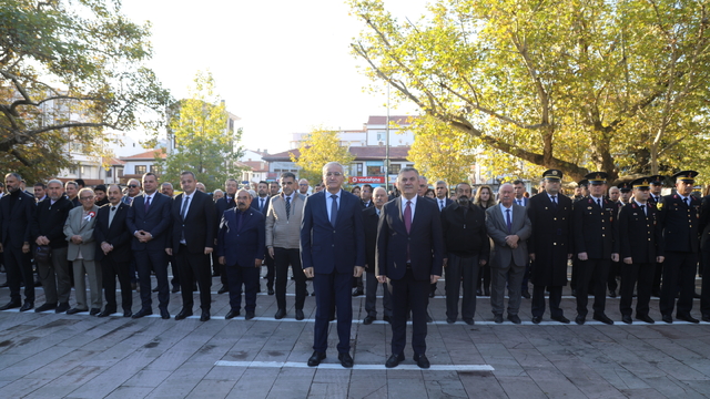 Büyük Önder Atatürk ebediyete intikalinin 87. yılında Çubuk'ta anıldı
