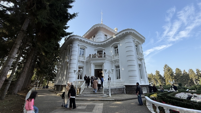 Trabzon'daki Atatürk Köşkü'nde ziyaretçi yoğunluğu